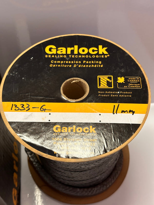 GARLOCK Compression Packing, Flexible Graphite 1333-G-SQ/41033-2028 ...