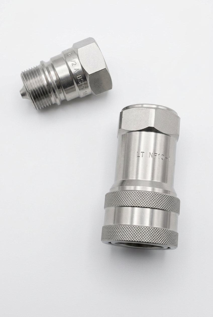 Rexroth IT NF1012 / NM1012 Male, Female Quick Release Coupler Set