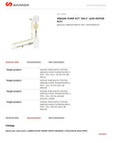 Samoa "GK1" Grease Pump Repair Kits 740950, Part there of.