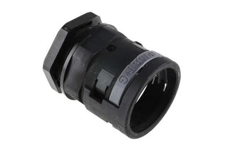 BVNV-M406 PMAFIX Straight Black Connector, Material - Polyamide 6, Thread Size M40x1.5, Conduit Size NW  - 36