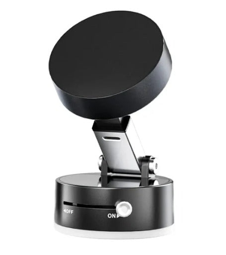 Vacuum Double Sided Toggle Adsorption & Magnetic Phone Stand A2 - Black
