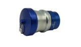 Banlaw BPLN6CNC Size 6 Flush Face Receiver, 3/4" NPT, Blue with Cap
