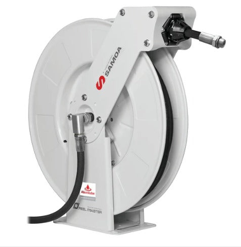 Samoa 504350 Open Grease Hose Reel, 15 m × 1/4 Inch
