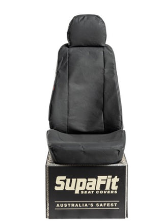 SF85DPB SupaFit Seat Covers, Black Denim for Toyota Hilux