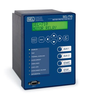 SEL SEL-710 Motor Protection Relay P/N: 071001DCD1D71810200
