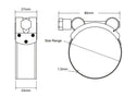 Tridon TTBY74-79P T-Bolt Hose Clamp