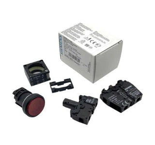 Siemens 3SB3 Series Illuminated Push Button 3SB3 246-0AA21 Panel Mount, RED