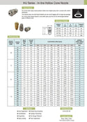 IHJ Series In-Line Hollow Cone Nozzles 3/8-IHJSS33 Pack of 10
