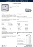 Celsa EQ 72n Amperemeter 0-200A Analogue Panel Meter