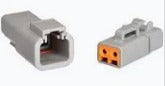 Narva 5731BL 2-Way DTP Deutsch Connector Kit - Male & Female Pair