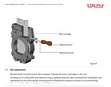 Wey BDE 26 VN 150 Replacement Housing Seal kit for VN Series Knife Gate Valve