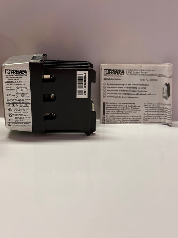 Phoenix Contact QUINT-DIODE/40 Redundancy Module