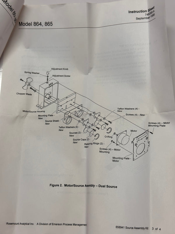 Rosemount 658941 Source Assembly Kit
