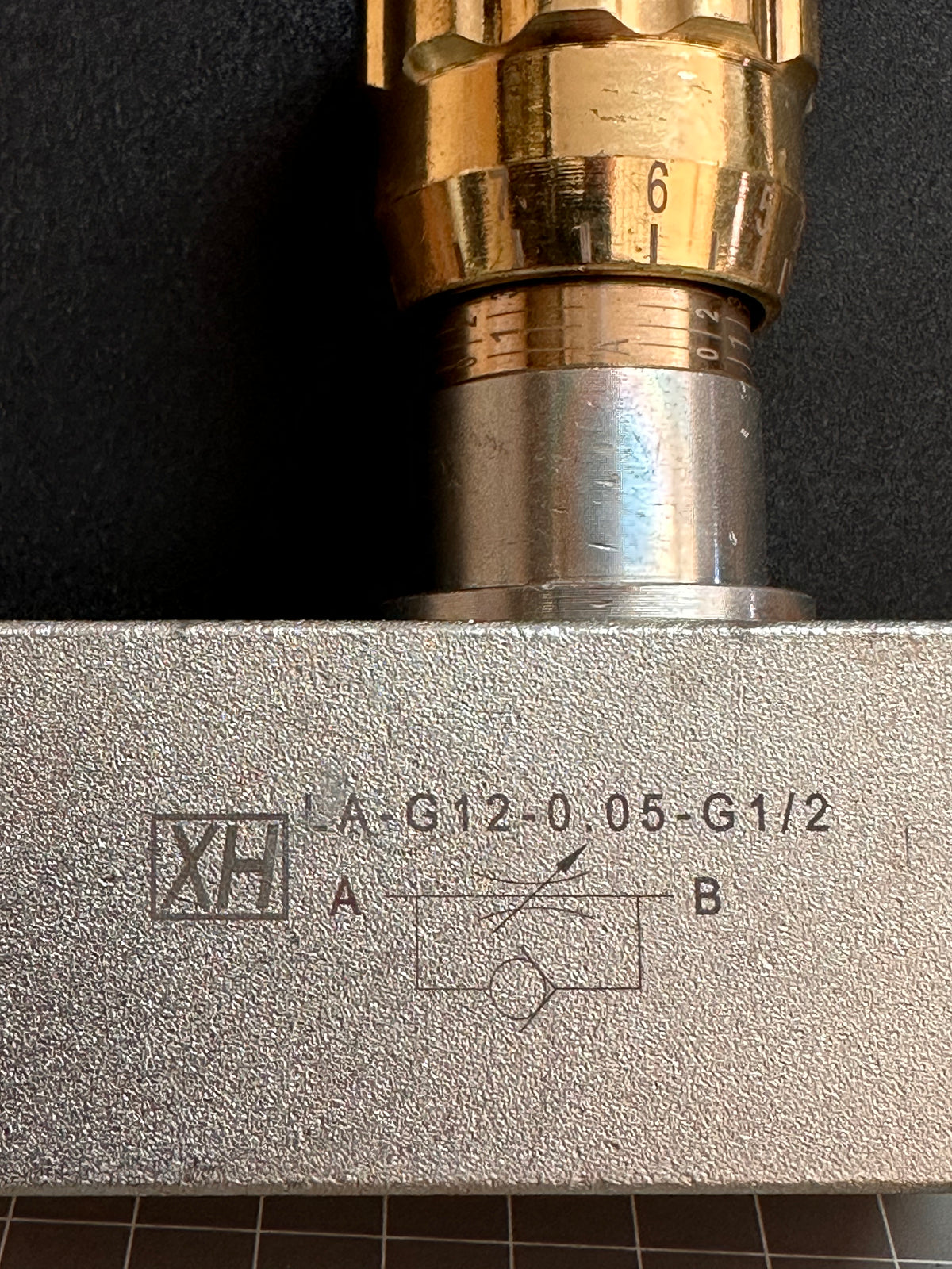 Primehyd LA-G12-0.05-G1/2 Adjustable One-Way Throttle Valve