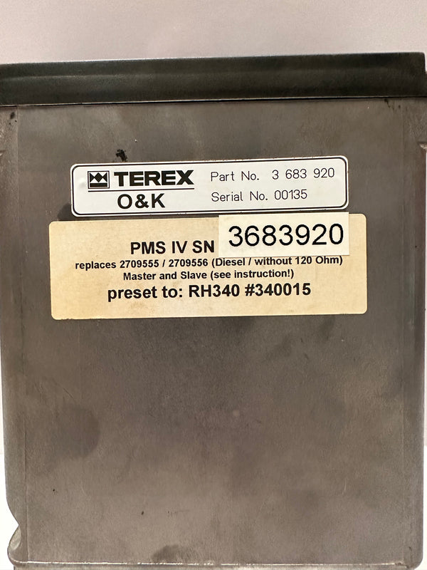 Terex / O&K PMS IV Controller 3683920