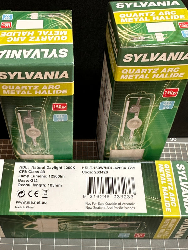SYLVANIA HSI-T Metalarc Lamp HSI-T-150W/NDL-4200K G12