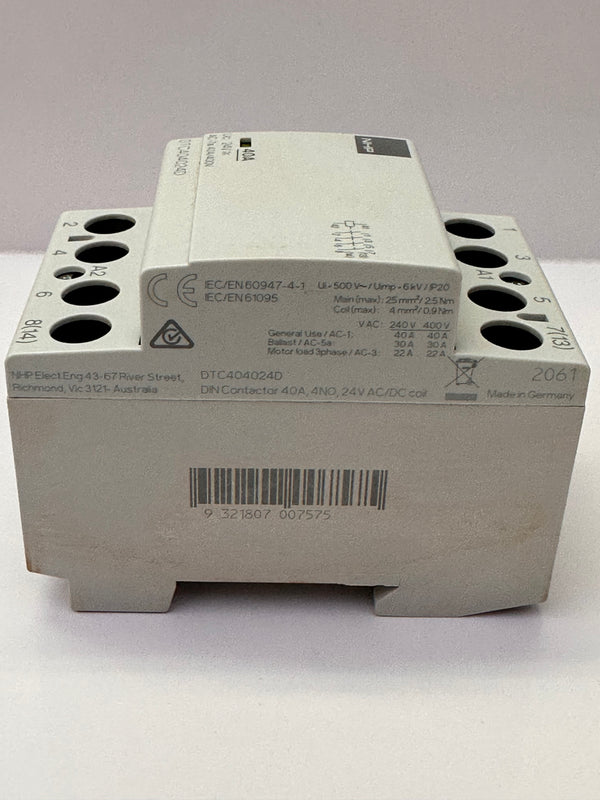 Din Contactor 40A DTC404024D