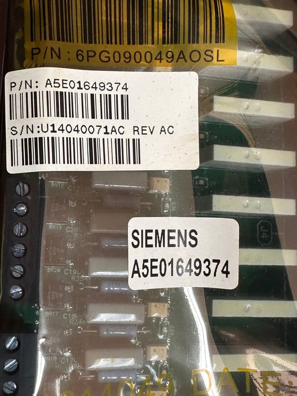 SIEMENS ROBICON Interface Board A5E01649374