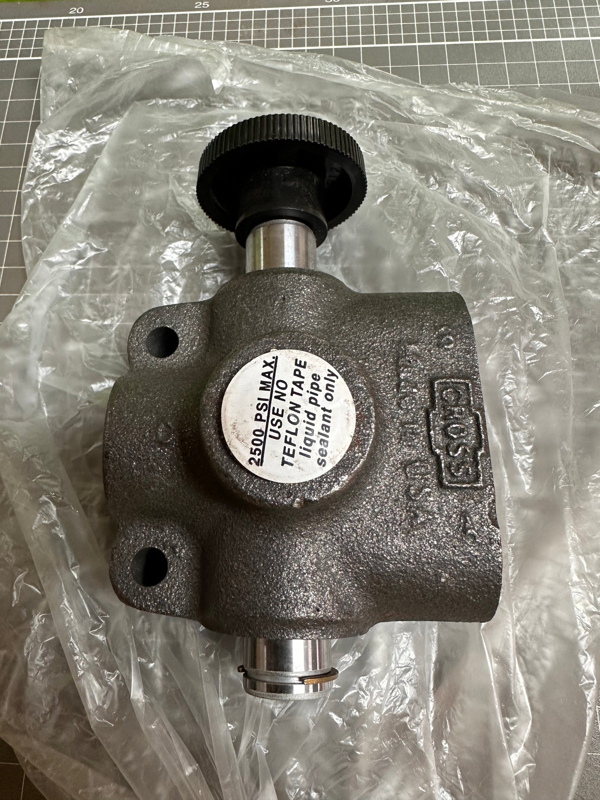 Cross VS 4Z0010 Hydraulic Selector Valve — 2-Position, 3-Port