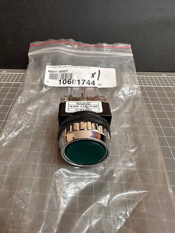 YONG SUNG YSP13-11 Push Button Switch / Green