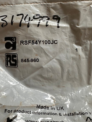 Sensata Cynergy3 RSF50 Series Vertical Float Switch 845-960 / RSF54Y100JC