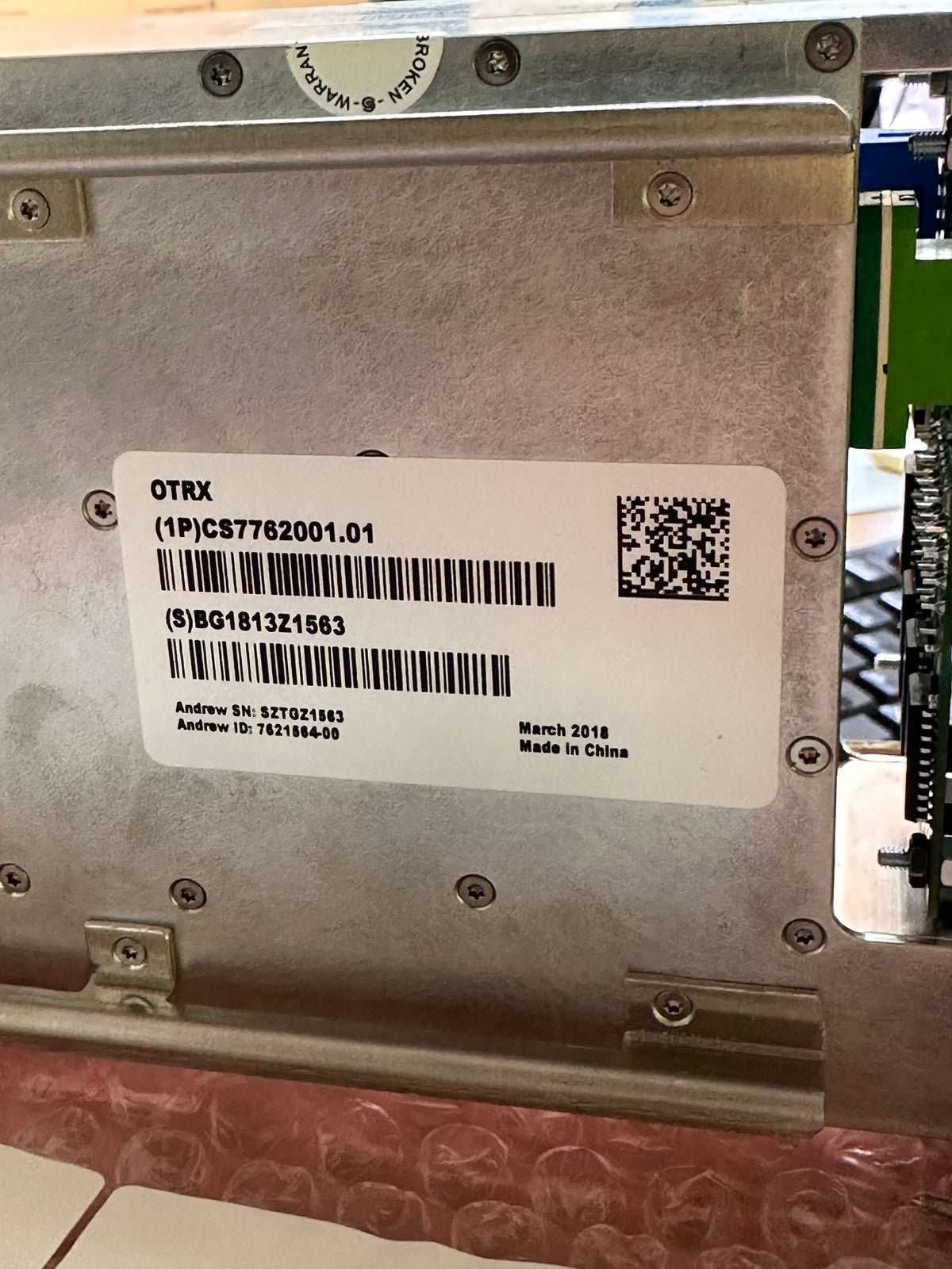 Andrew CommScope OTRx 4-9/18/21-26 MU-G Optical Module — 7621564