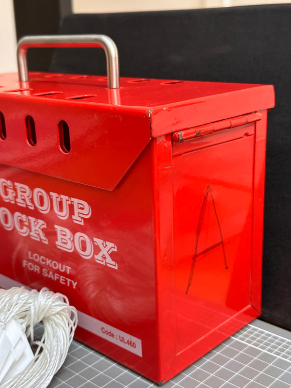 Group Lock Box (Red) UL460