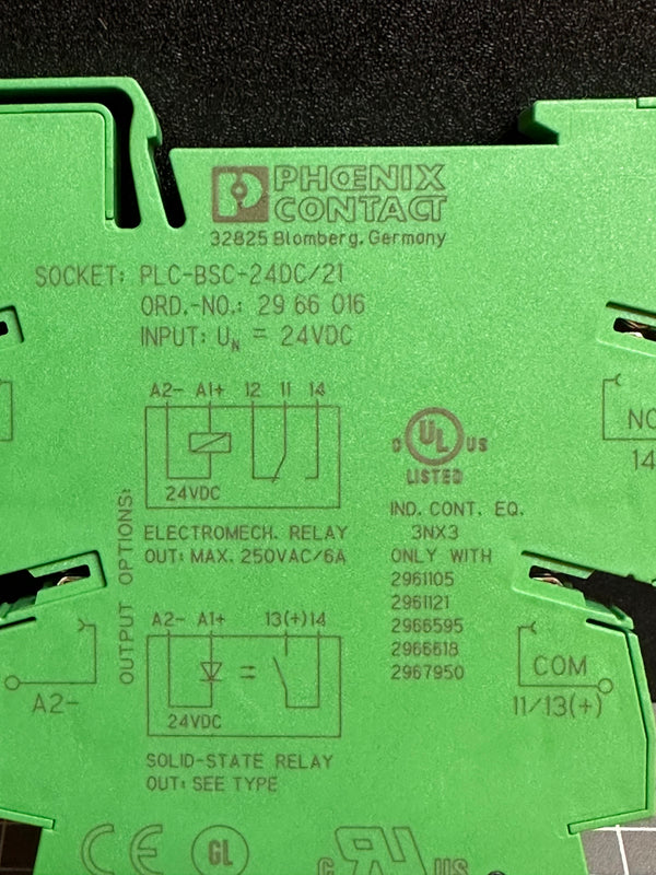 Phoenix Contact PLC-BSC-24DC/21 Relay Module 2966171