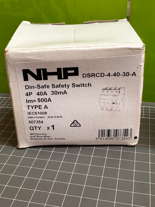 NHP DSRCD44030A Din-Safe Safety Switch