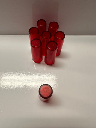 QVSFQTOP Flag Top Lens (RED) Bag of 8