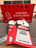 Group Lock Box (Red) UL460