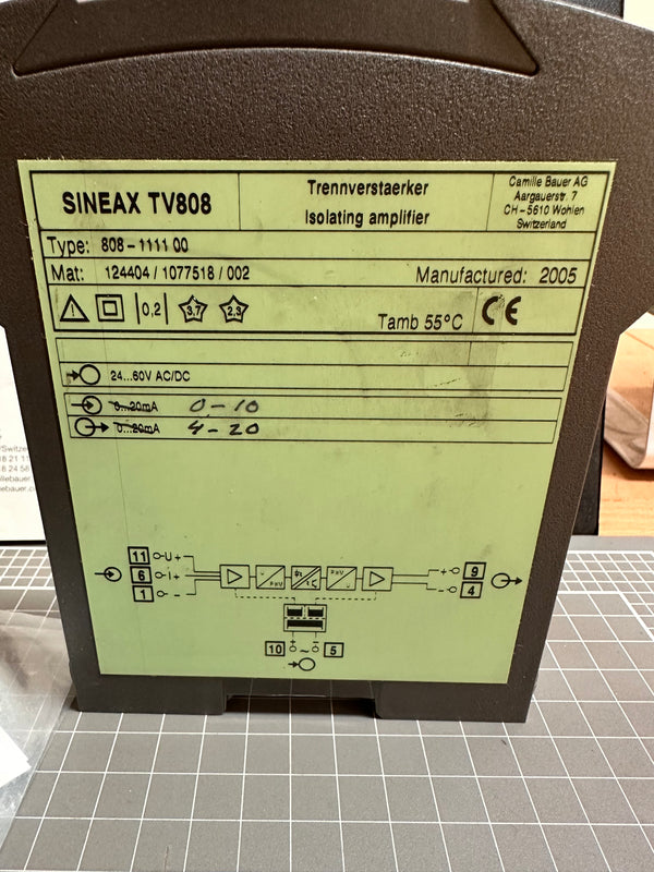 SINEAX TV808-11 Isolating Amplifier