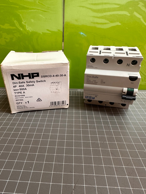 NHP DSRCD44030A Din-Safe Safety Switch