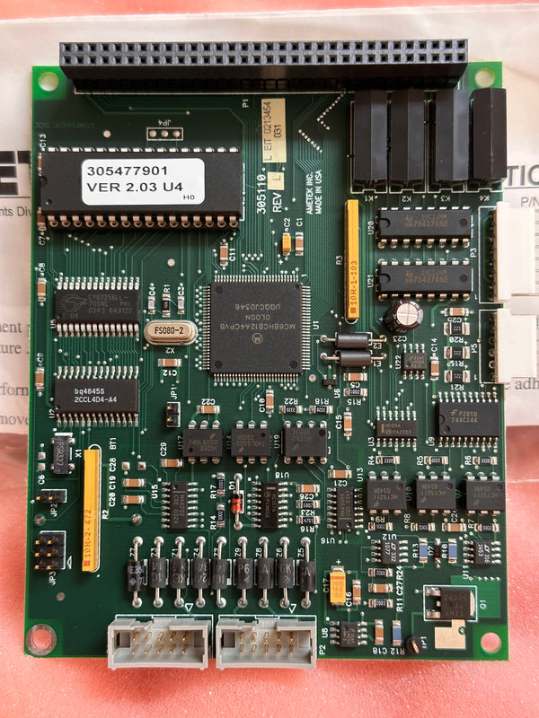 AMETEK 305110901S Rev. R MCU Board for Moisture Analyzer