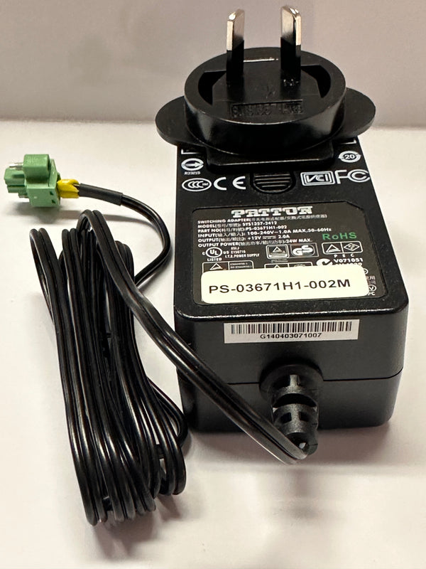 Wall Mount Power Adapter PS-03671H1-002H