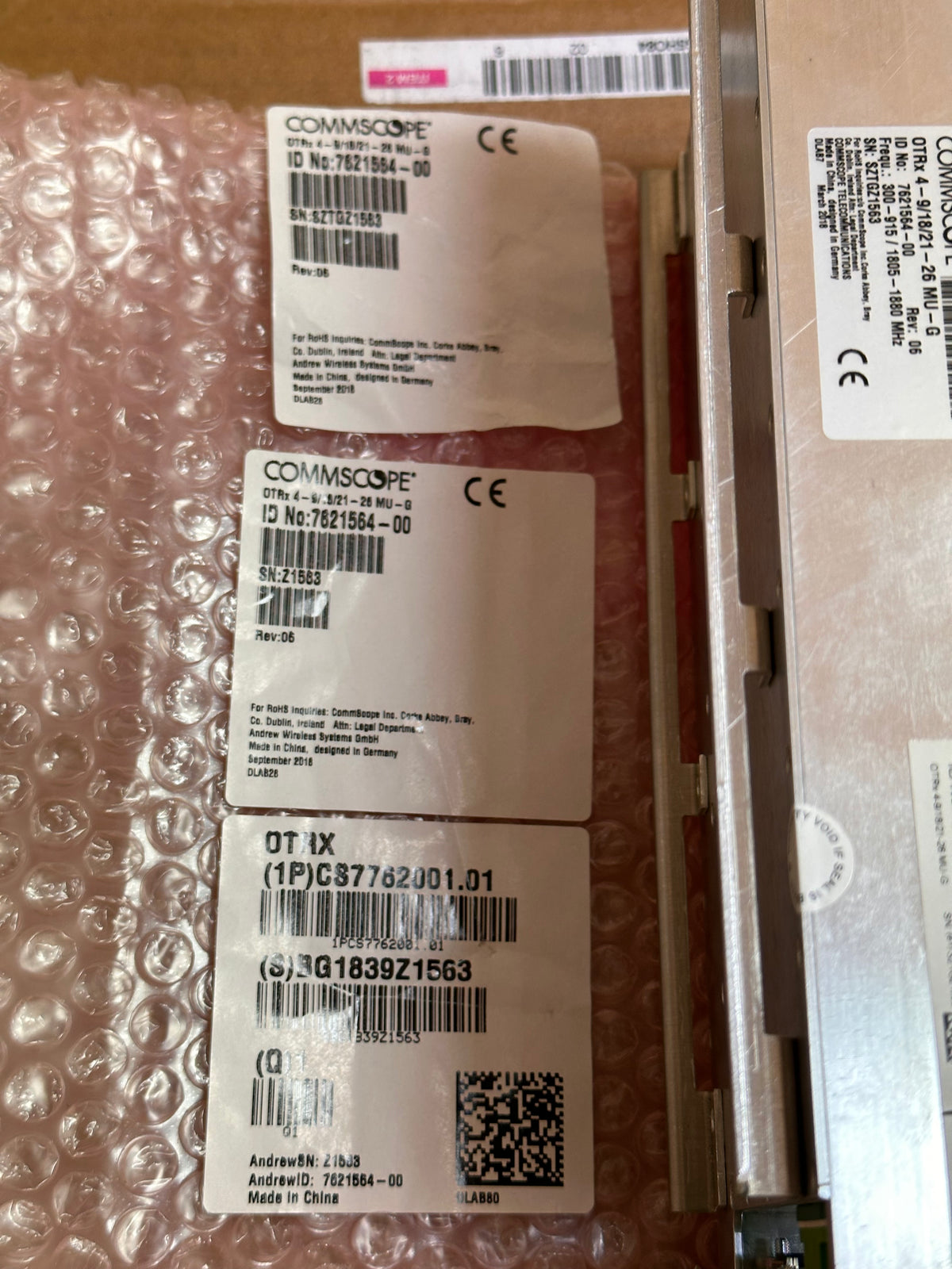 Andrew CommScope OTRx 4-9/18/21-26 MU-G Optical Module — 7621564