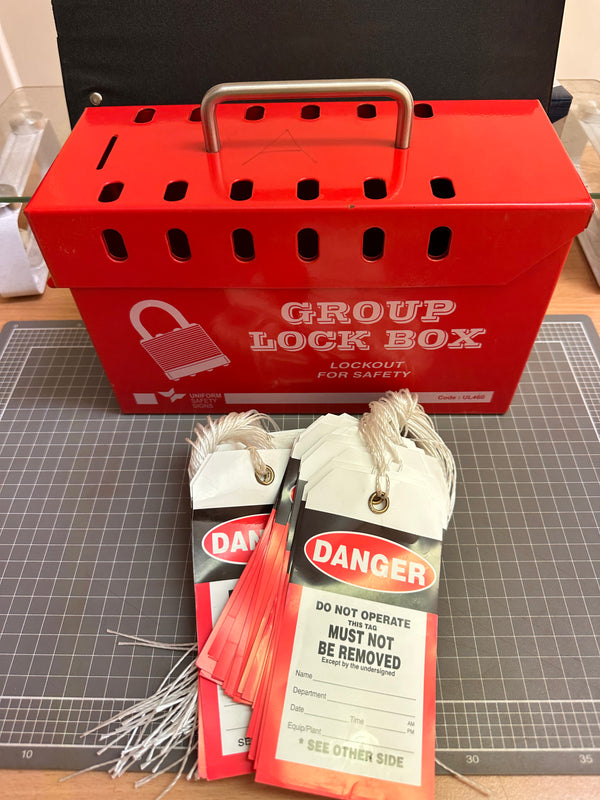 Group Lock Box (Red) UL460