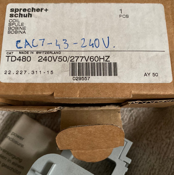 SPRECHER + SCHUH COIL TE480 CAC7