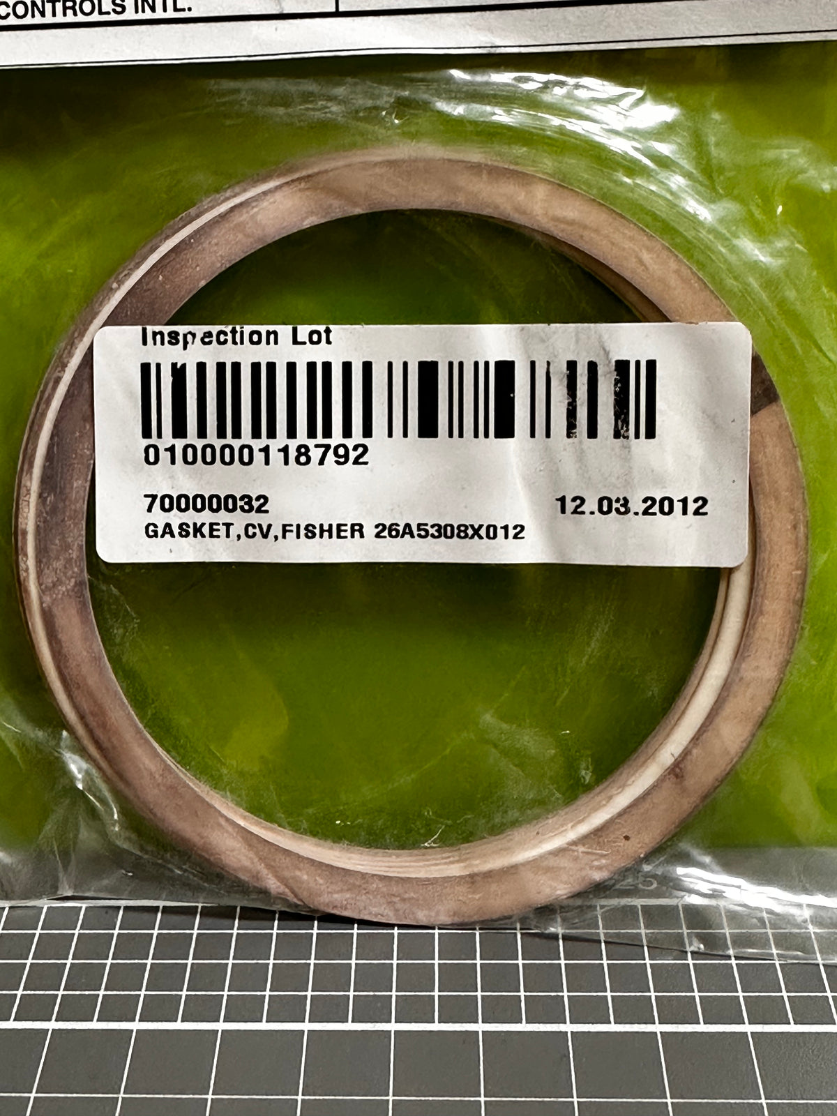 Fisher 26A5308X012 Bonnet Gaskets for 2-Inch Valve — Pack of 5