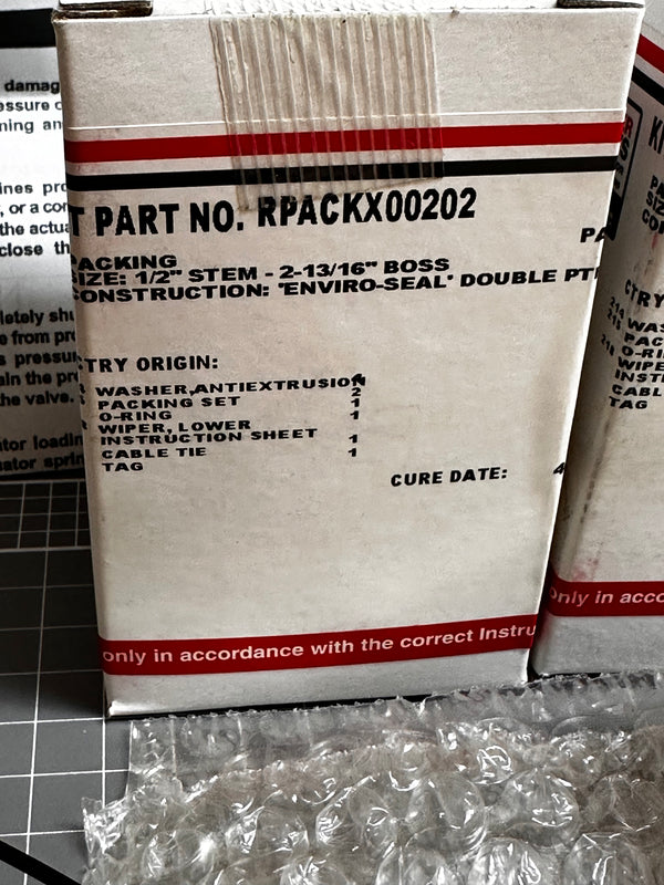 FISHER RPACKX00202 Enviro-Seal Packing Retrofit kit | Mining ...