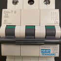 NHP TERASAKI Din-T 6  D4 Miniature Circuit Breaker 3 Pole