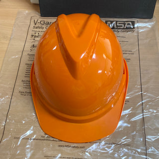 MSA V-Gard 500 Vented Hard Hat, Cap Style ( ORANGE )