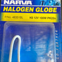 Narva 48351BL 12V H3 100W PK22s Halogen Headlight Globe