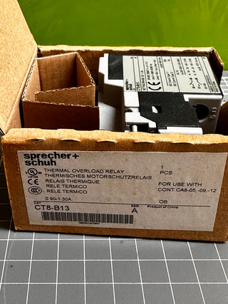 SPRECHER + SCHUH CT8-B13 Thermal Overload Relay