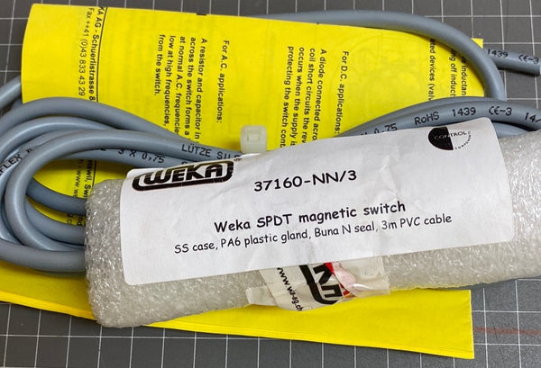 Weka 37160-NN/3 Standard Reed Switch with Cable