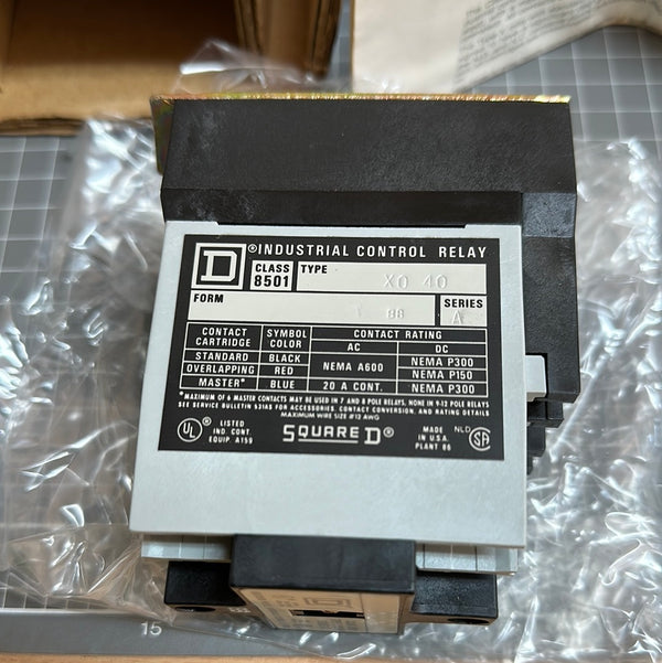 SQUARE D® 8501 Type X Control Relay X040V02
