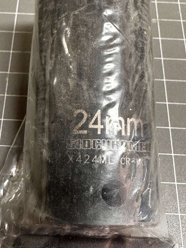 Sidchrome 24mm Power Drive Long Impact Socket X424ML