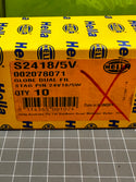 Hella S2418/5V Double Filament Globes, Box of 10