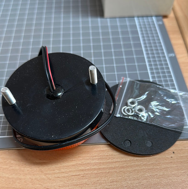 Strobe, Small, Flashing Orange, LED