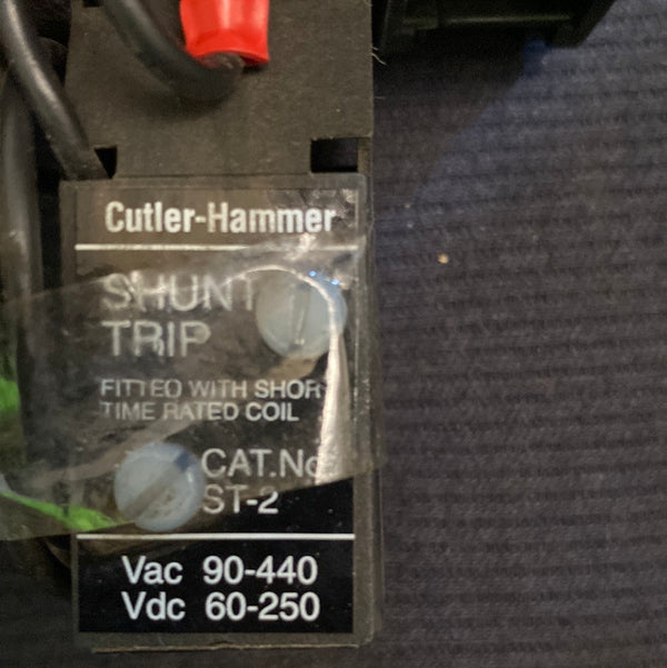 Cutler-Hammer Quicklag 2 Pole Circuit Breaker, Shunt Trip,  20A
